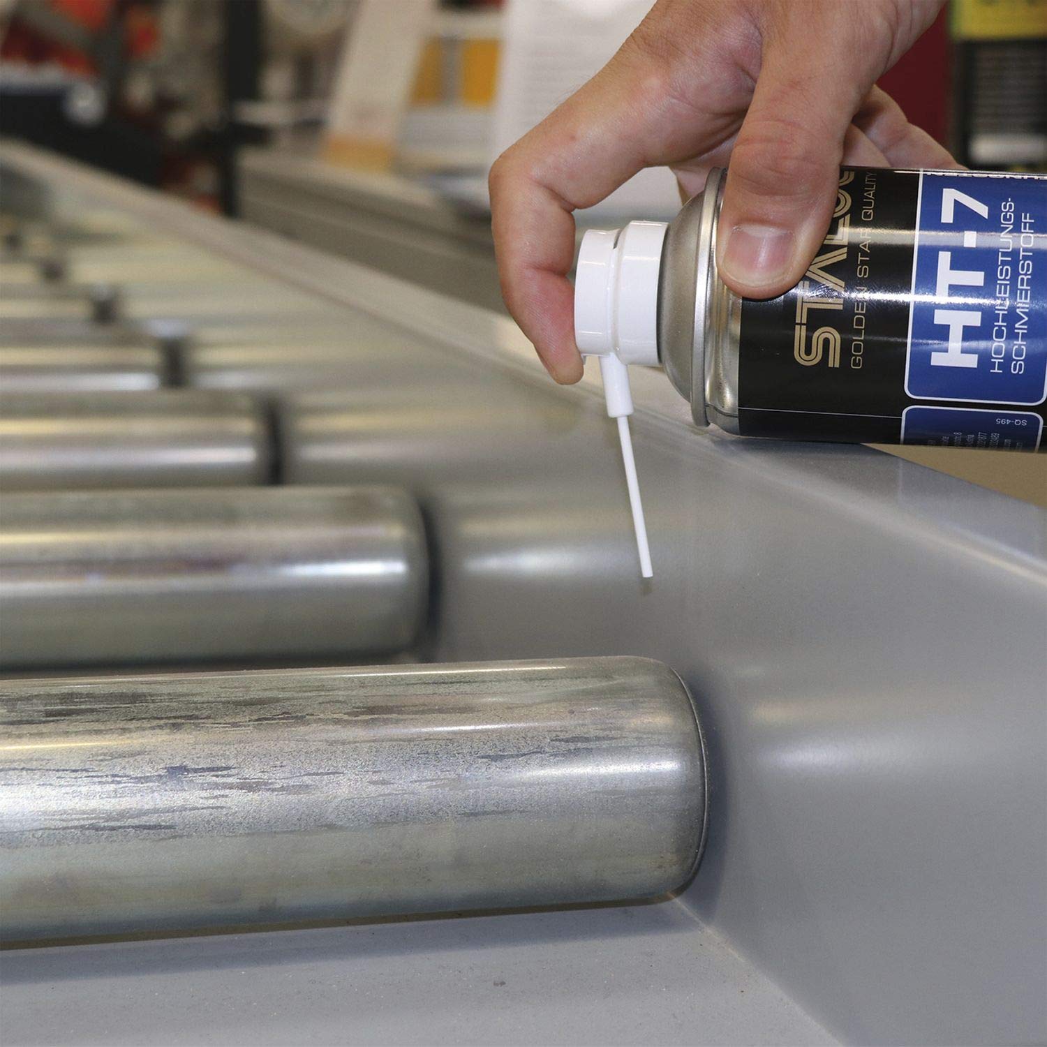 Hochleistungs-Schmierstoff HT-7 | Sprüh-Öl | Tungsten | mit exzellenter Druck- und Temperaturbeständigkeit | 500 ml