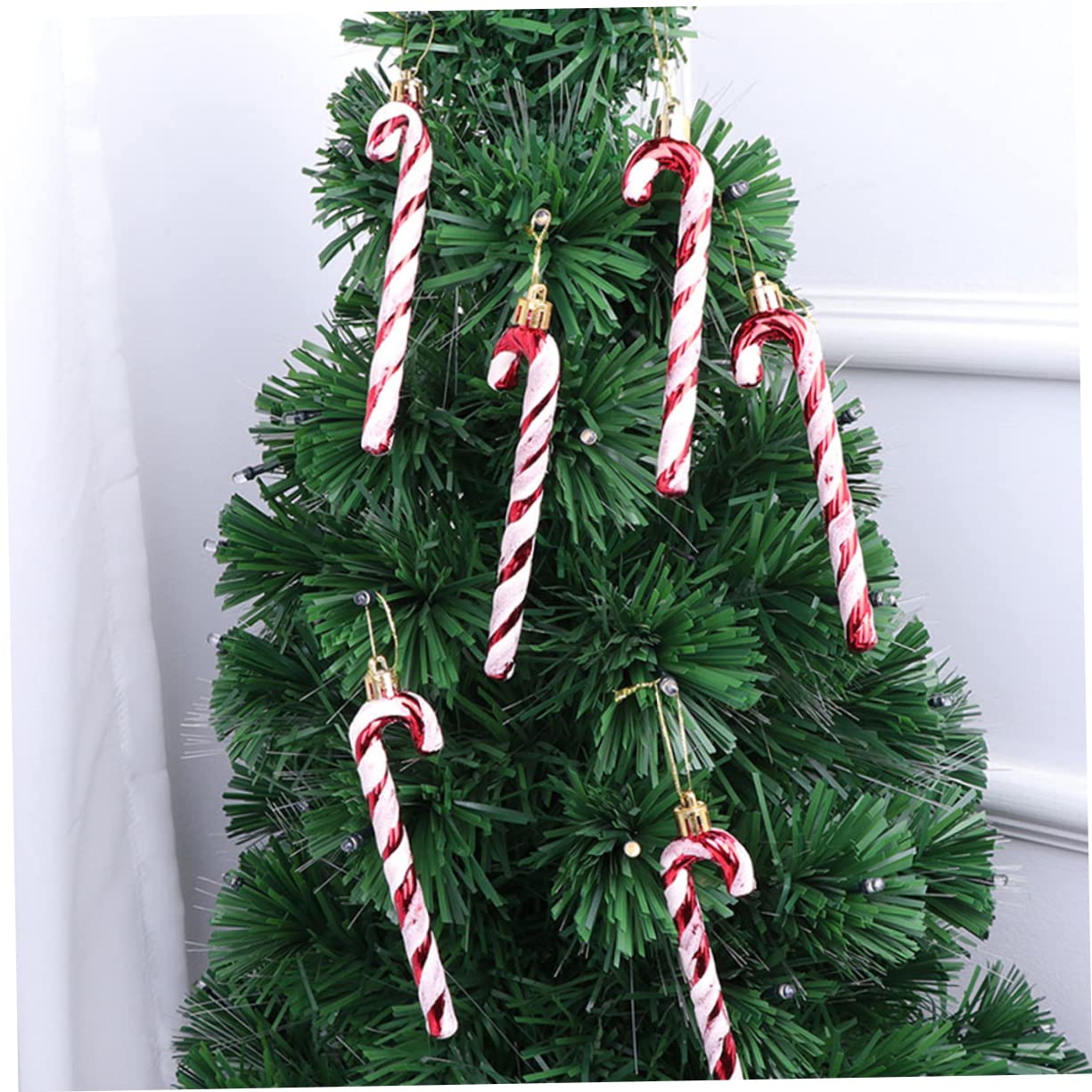 Cabilock 30piezas Adornos Colgantes De Bastón De Navidad Decoraciones para Árbol De Navidad Accesorios Festivos para Decorar Hogares y Fiestas