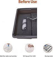 Vista 3 de Yaxa Basics Cubiertas de rodillo de pintura de microfibra, para acabado liso, 4 pulgadas, paquete de 24