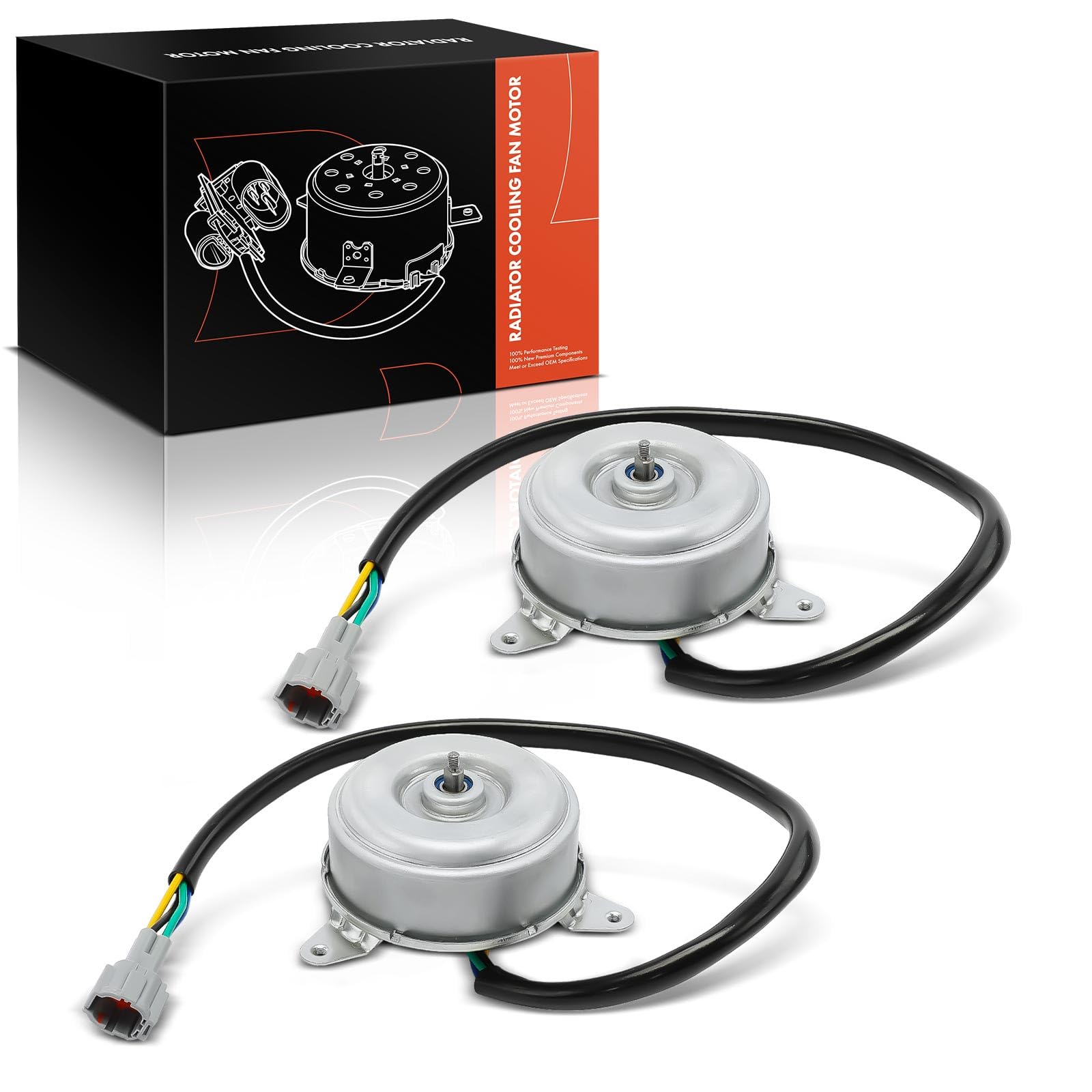 Frankberg 2 x wentylator, chłodzenie silnika, silnik elektryczny, benzynowy, kompatybilny z G sedan 3,5 l, 2002-2006 350 Z Coupe Z33 3,5 l, 2002-2007, zamiennik # 21487CD00A