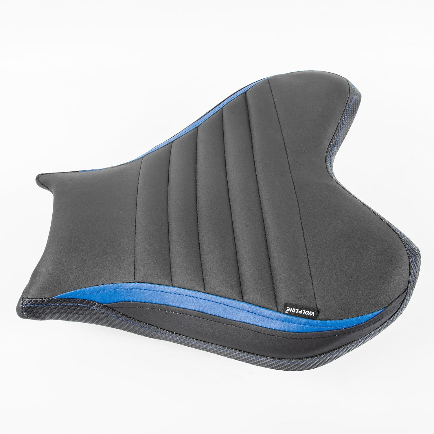 Motorcycle Rider Solo Seat Saddle Cushion Pad Compatible with YZF-R7 YZFR7 2021 2022 2023 2024 Front Driver Pressure Relief Soft Pillion, Blue