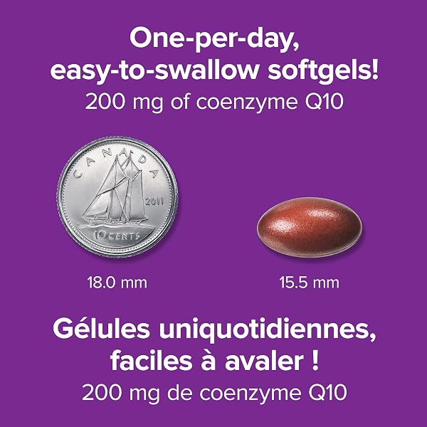 Webber Naturals Coenzyme Q10 (CoQ10) 200 mg, High Potency Antioxidant, Non-GMO, Gluten Free, 60 softgels, for Heart Health and Cellular Energy Production - 4