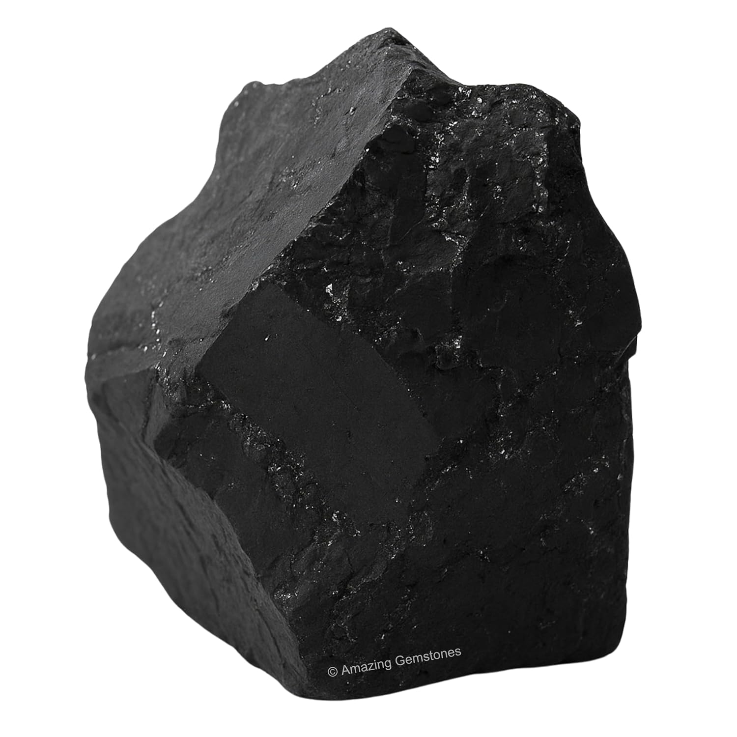 Amazing Gemstone Shungite Raw Crystals and Healing Stones, Natural Rocks for Tumbling and DIY Raw Stones and Crystals (1 Piece)
