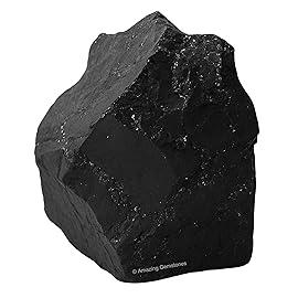 Amazing Gemstone 2 Pieces Shungite Raw Crystals and Healing Stones, Natural Rocks for Tumbling and DIY Raw Stones and Crystals