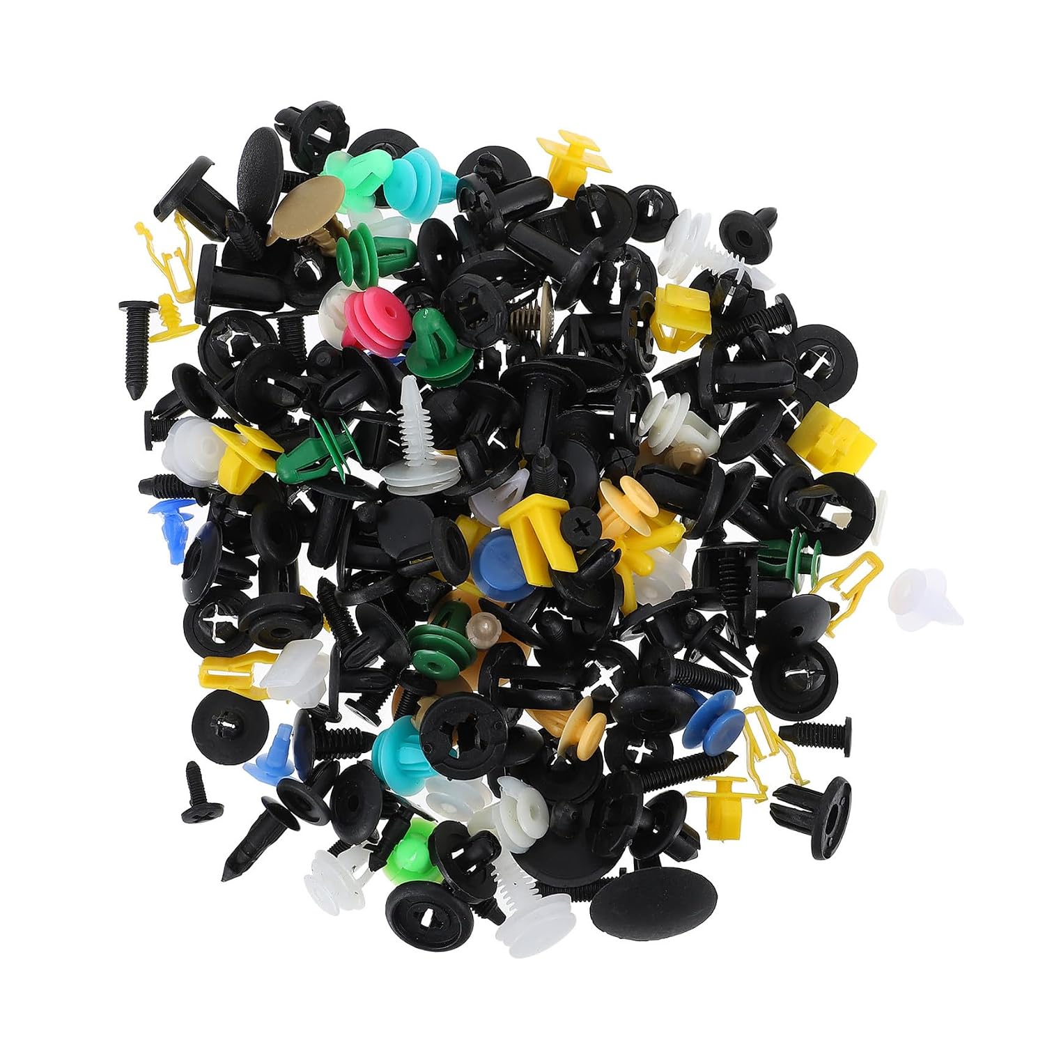 Plastic Automotive Push Clips 500pcs Bumper Fastener Kit