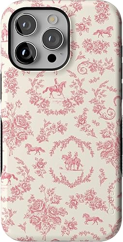Vista 1552 de Casely Funda para iPhone 15 Pro Max Jardín Secreto Flores mixtas Funda atrevida Compatible con MagSafe y botón de acción Secret Garden