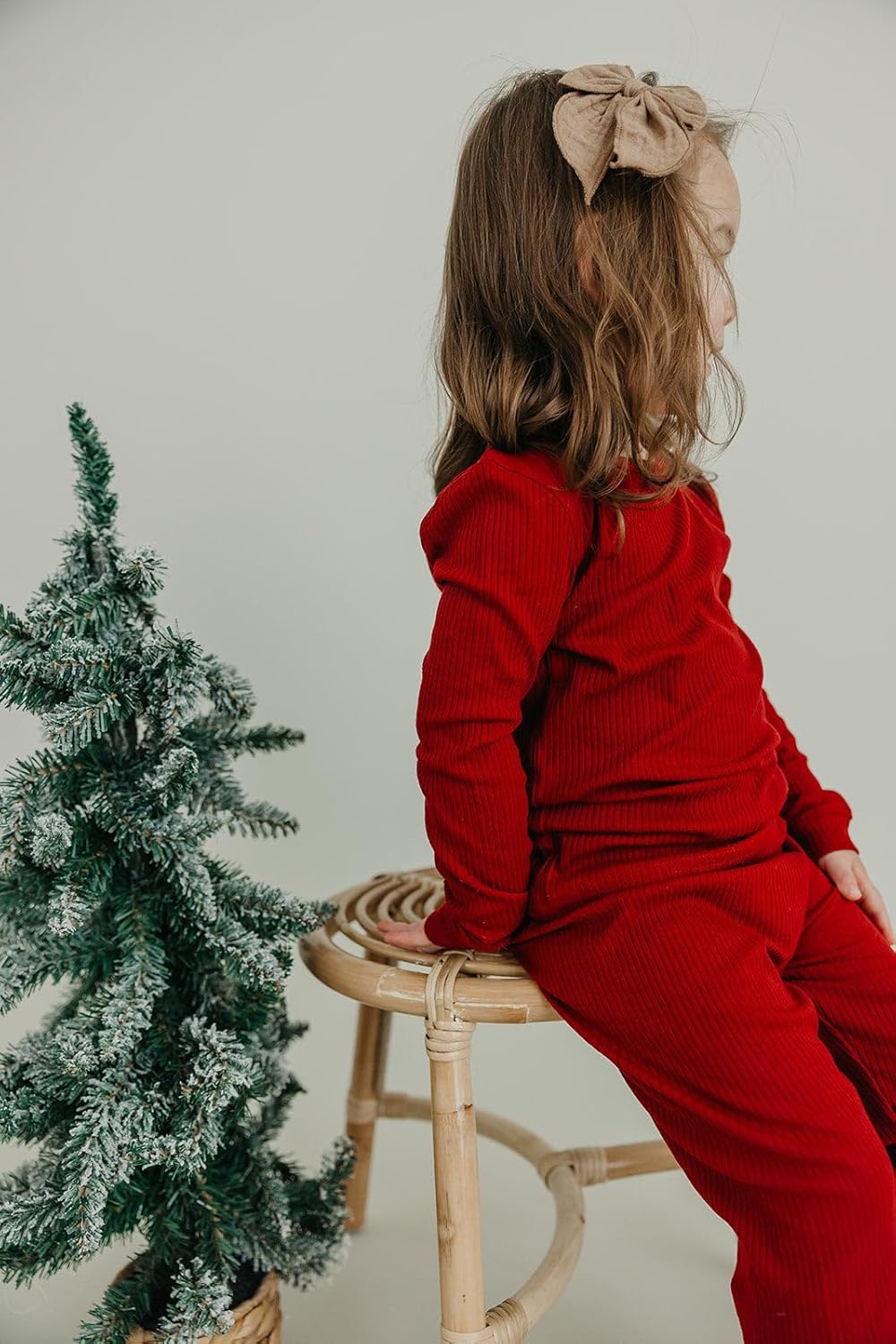 Copper Pearl Two Piece Long Sleeve Toddler Pajamas PJ Sets for Boys and Girls - Adorable Pattern Pajamas, Breathable Fabric to Keep Cool While Sleeping, Sizes 12 Months to 5T - Cranberry