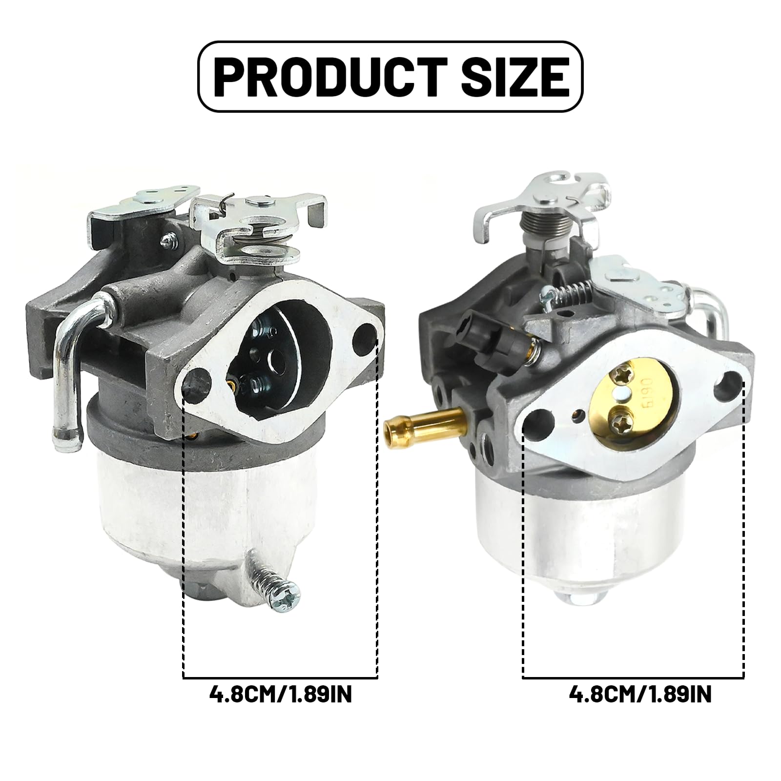 Anxingo AM122006 Kit de carburador, repuesto para motores John Deere 6X4 Worksite Gator, sustituye a 32256 32214 M113714