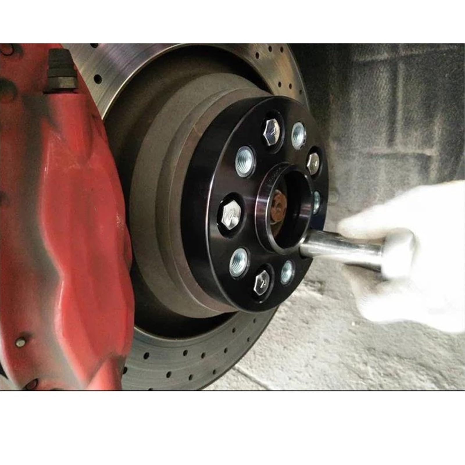 Entretoises De Roue De Voiture Pour VW Pour BORA Pour GOLF III IV Pour PASSAT Pour POLO Entretoise De Roue Entretoise De Moyeu Entretoises de moyeu de roue(Noir 45mm)