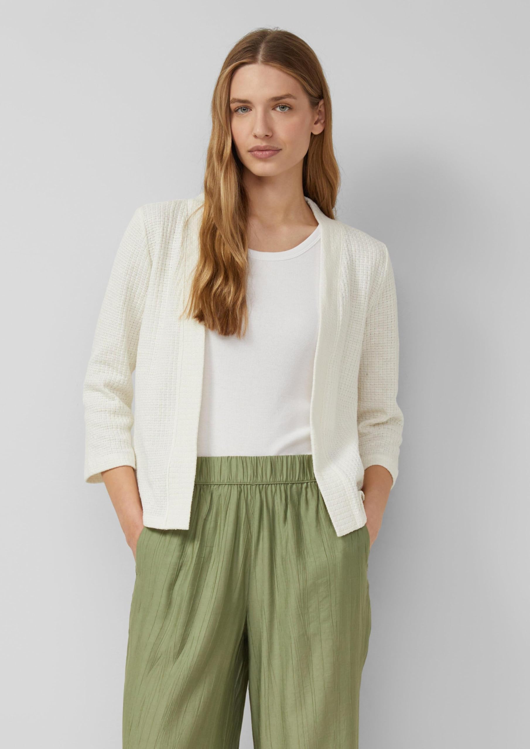 s.Oliver Leichte Jacke aus Strukturjersey