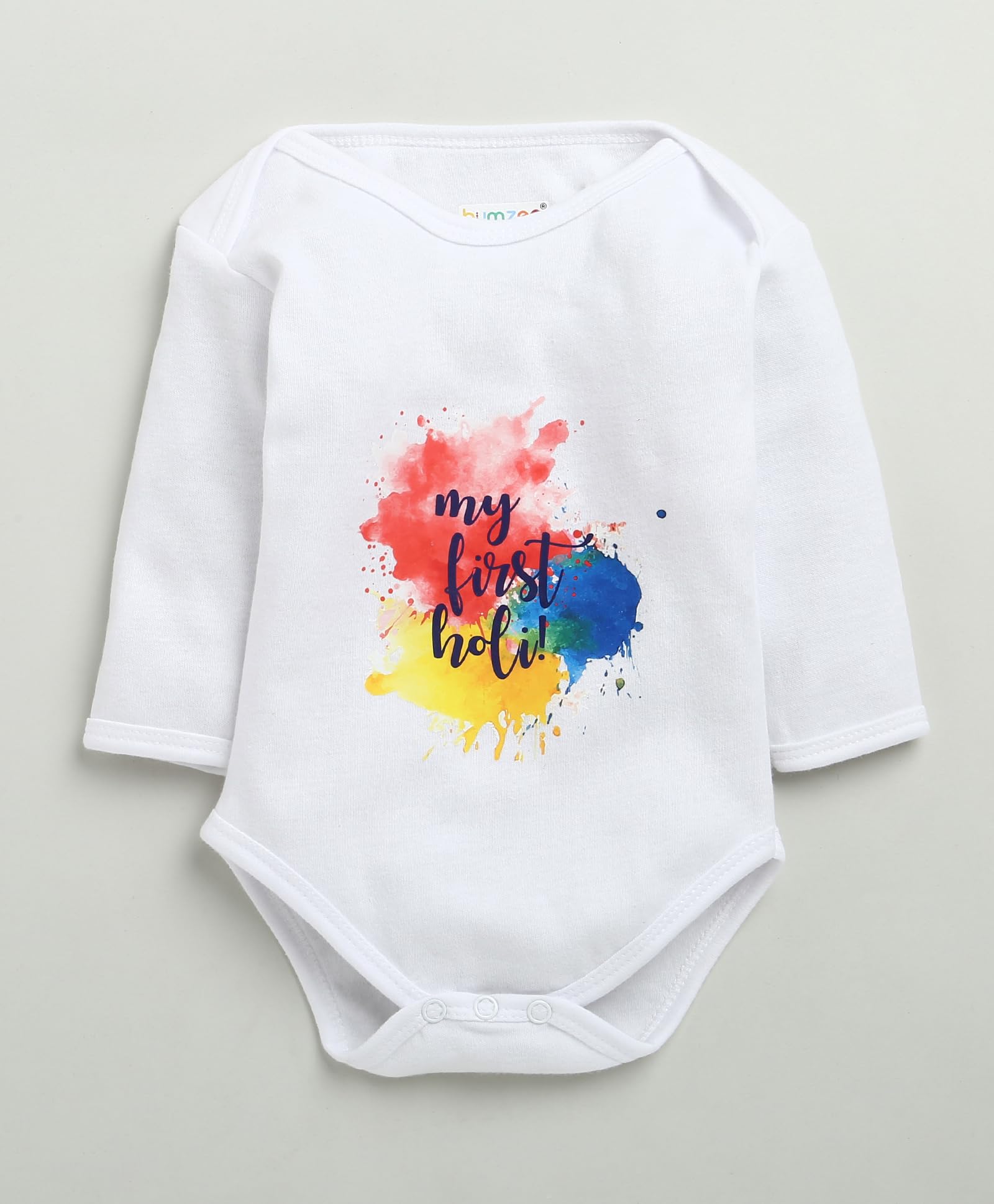 BUMZEE - Body unisex de algodón de primera calidad para bebé