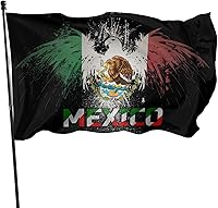 Vista 1 de Bandera de la amistad de Estados Unidos y México de 3 x 5 pies, pancarta de jardín para interiores y exteriores, decoración perfecta