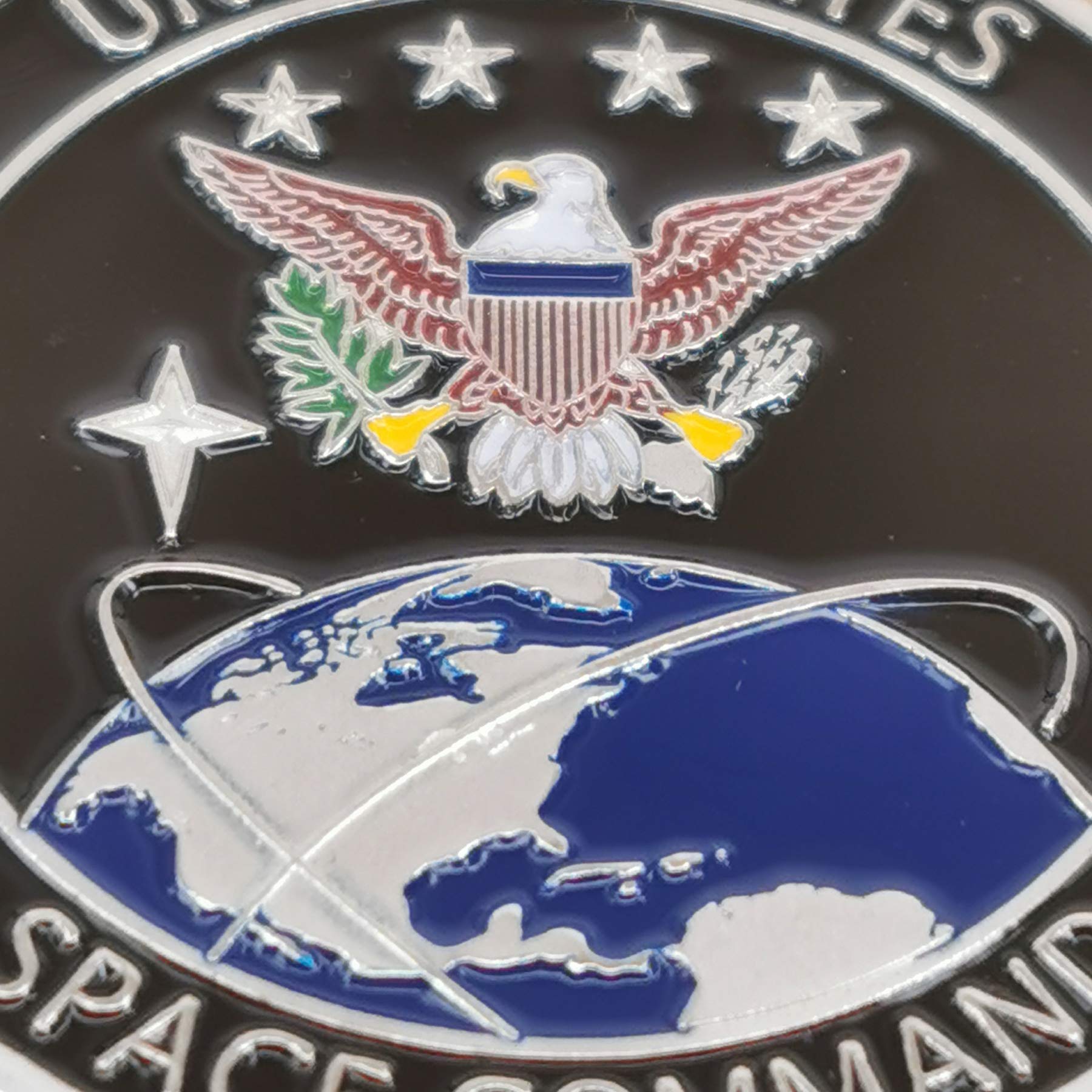 Amazon.co.jp: アメリカ宇宙軍 シルバー チャレンジコイン アメリカ軍