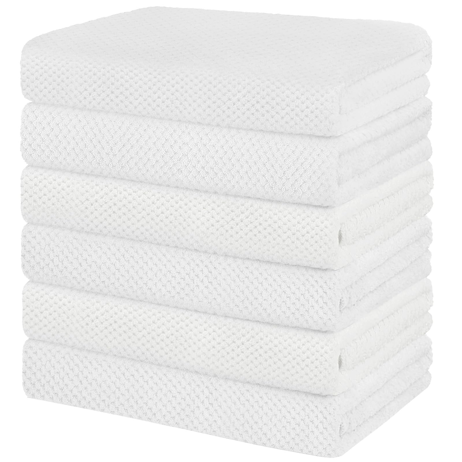Pack de 6 serviettes de bain microfibre HOMEXCEL ultra douces et compactes pour le sport et voyage
