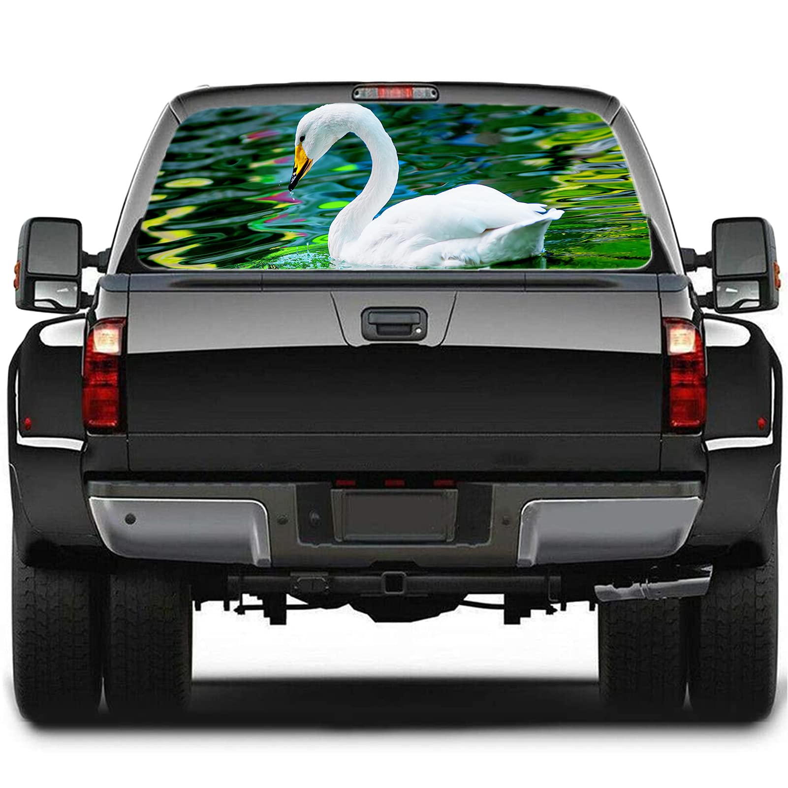 Personalizza Adesivi 3D for lunotto posteriore for auto Decalcomania for parabrezza Decalcomanie for lunotto posteriore for camion, Decalcomanie for auto - 1 pz Animale Tigre Cane Cavallo Aquila Decal