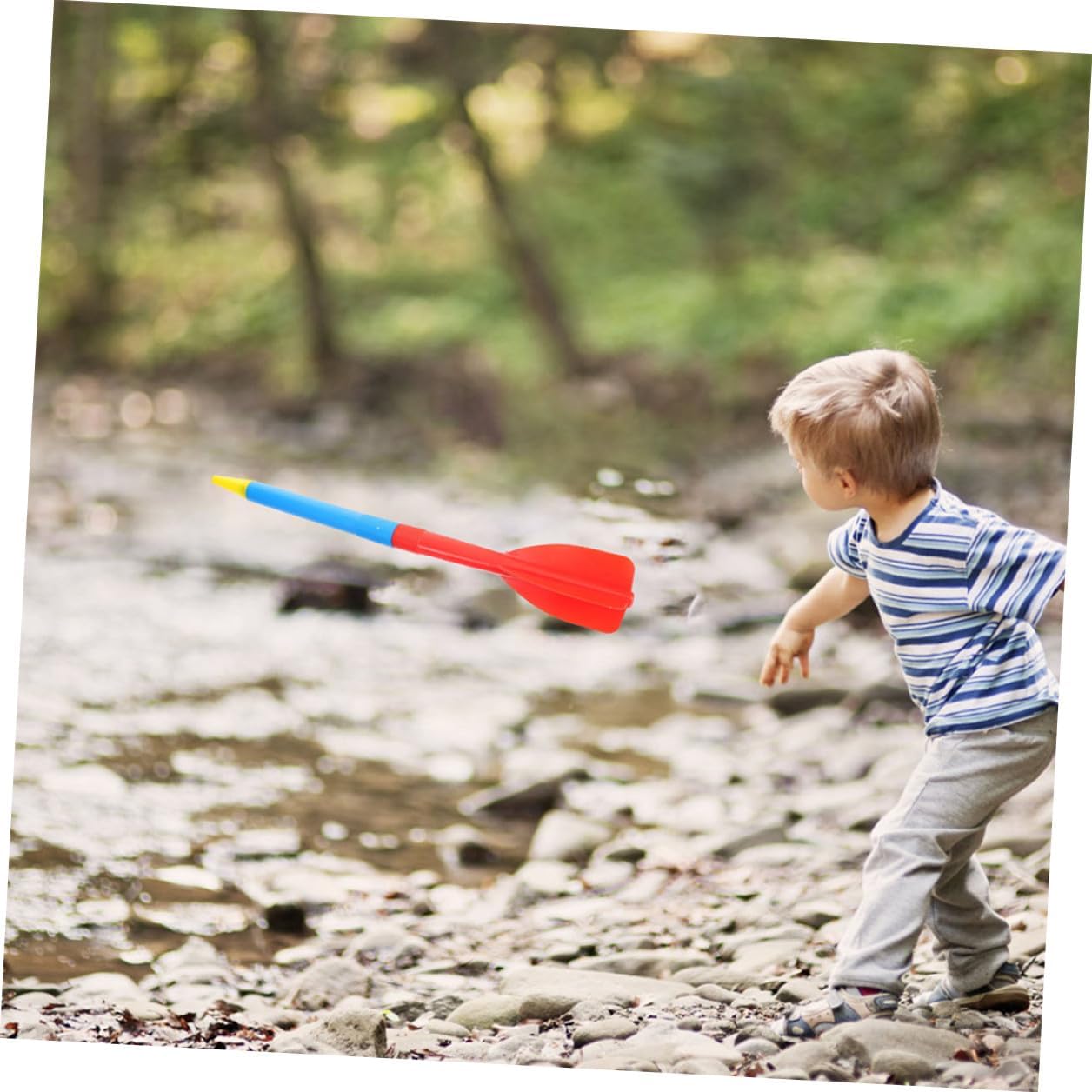 Cabilock 2Pcs Training Javelin Plastic Lightweight Throwing Exercise Equipment for School Athletics Competition Safe 2pcs