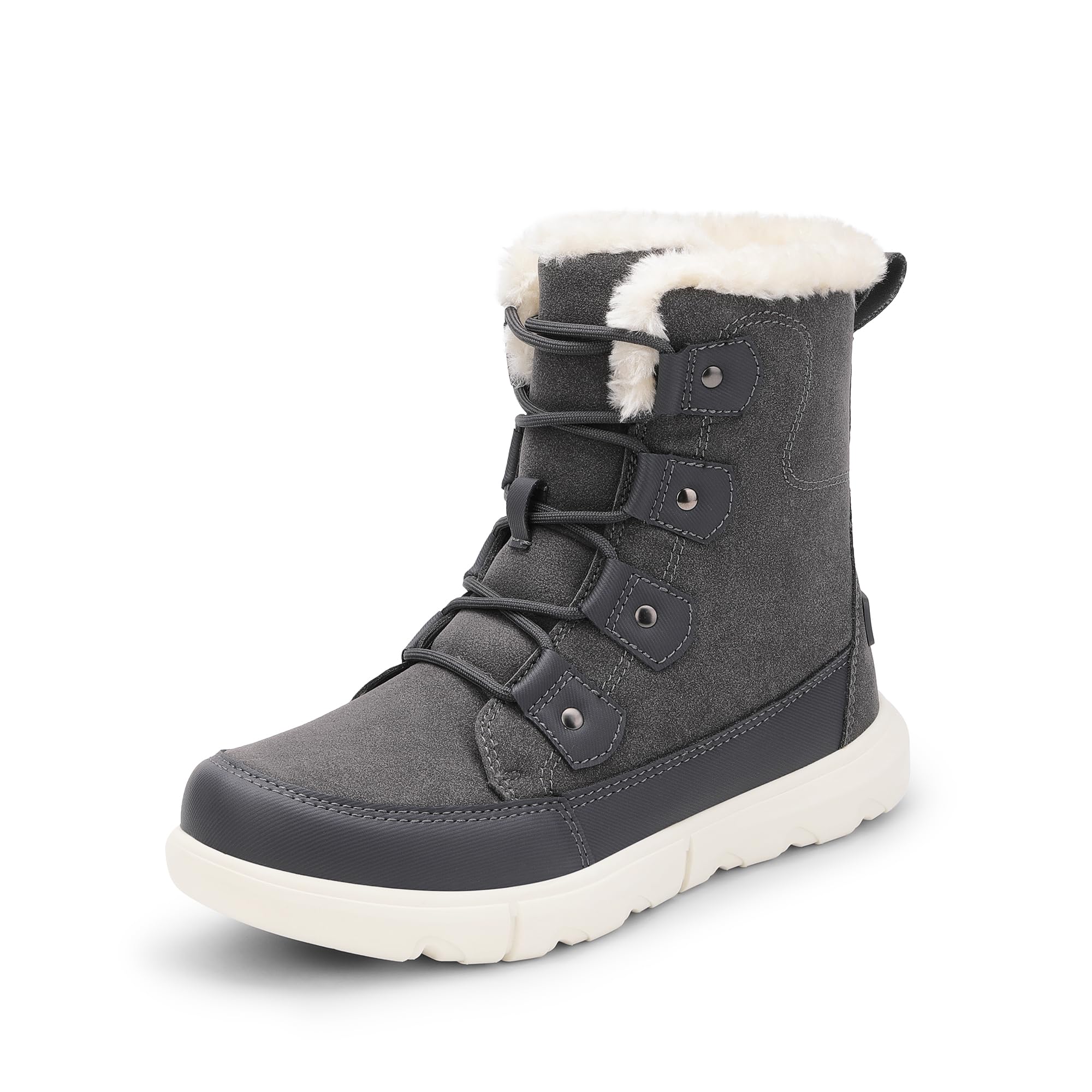 DREAM PAIRS Cozy Faux Fur Anti-Slip Snow Boots