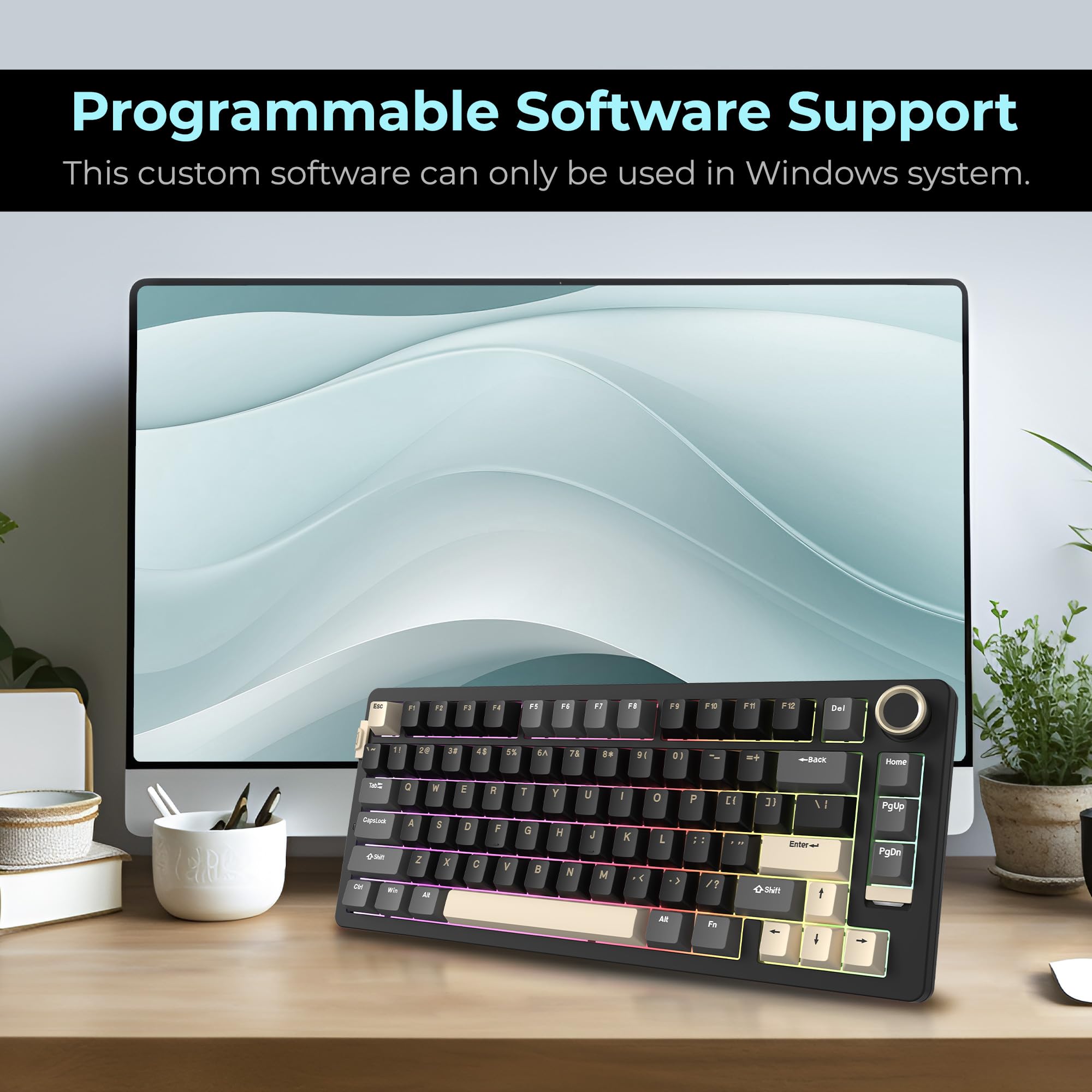 Amazon.com: Rosewill Neon S75 Wireless Mechanical Gaming Keyboard