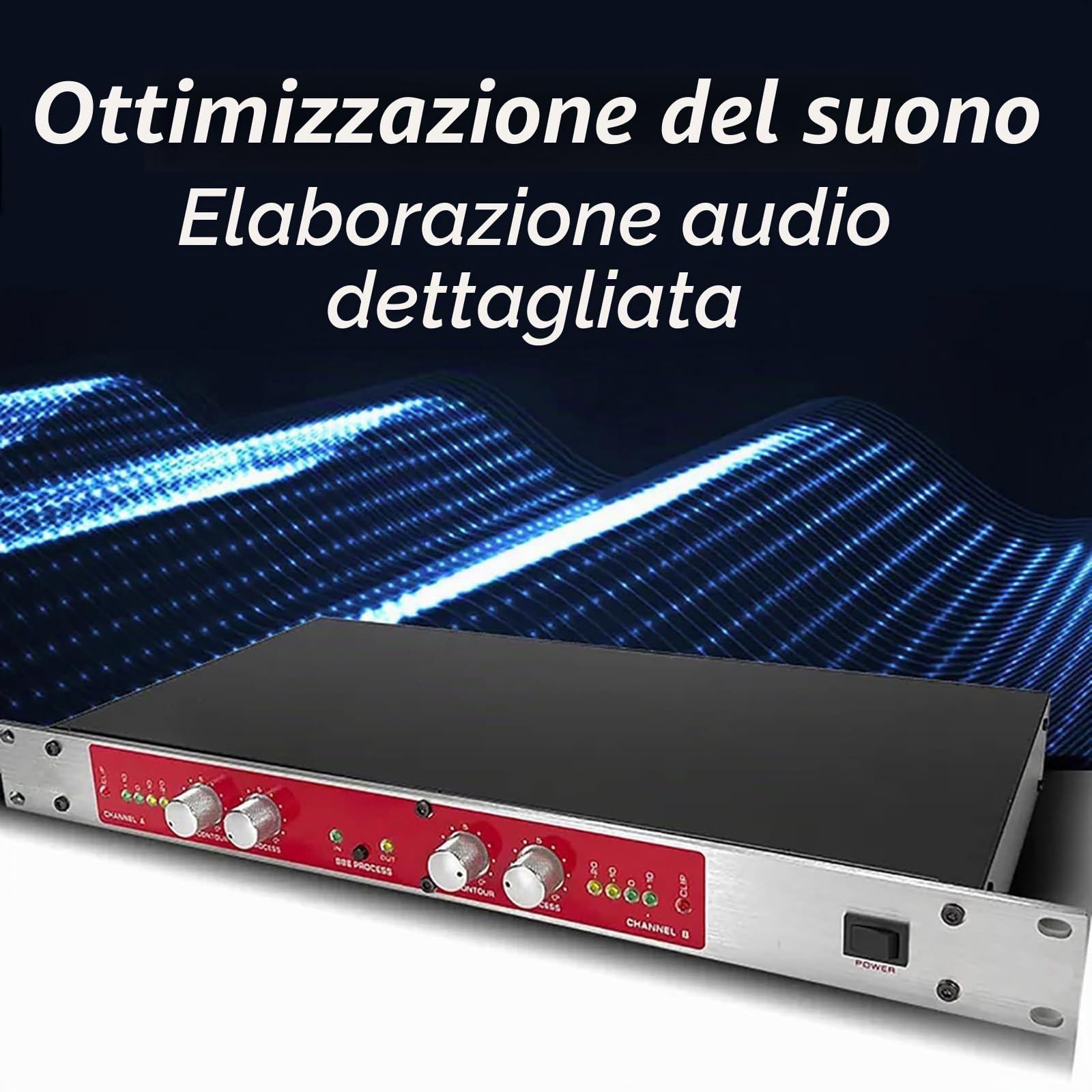 Processore Audio Professionale, Processore Vocale, Mixer Audio, Attrezzatura per Produzione Musicale, Sound Exciter, per Karaoke, Palco E Performance.
