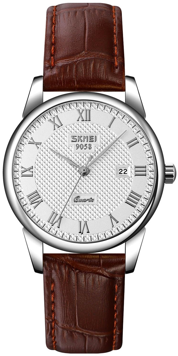 MASTOP Mens Womens Quartz Watch Roman Numeral Business Casual Fashion Analog Wrist Watch Classic Calendar Date Window 30M Waterproof Comfortable Leather Watches, Women Brown, Quartz Watch (B0CJJJC693) Amazon Price History, Amazon Price Tracker