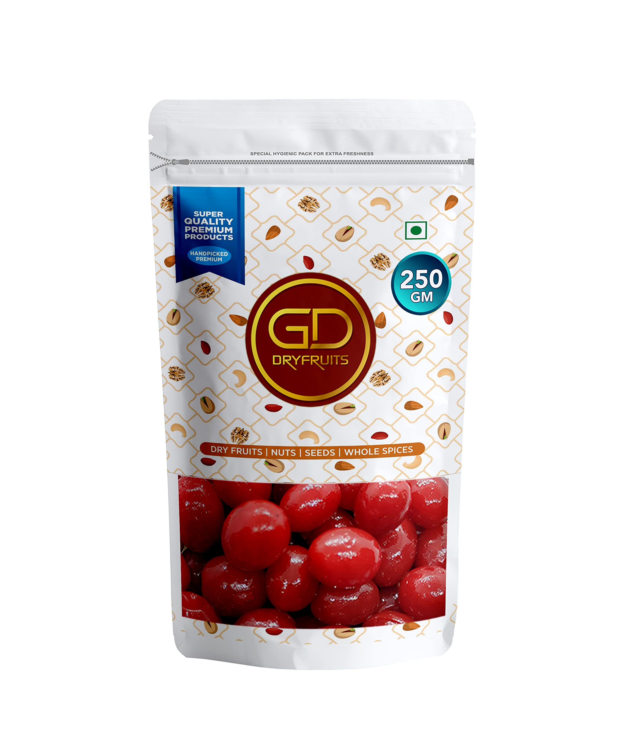 GD Dryfruit Candied Karonda Red Cherries/Glazed Candied Cherry fruit 250gm-image-11