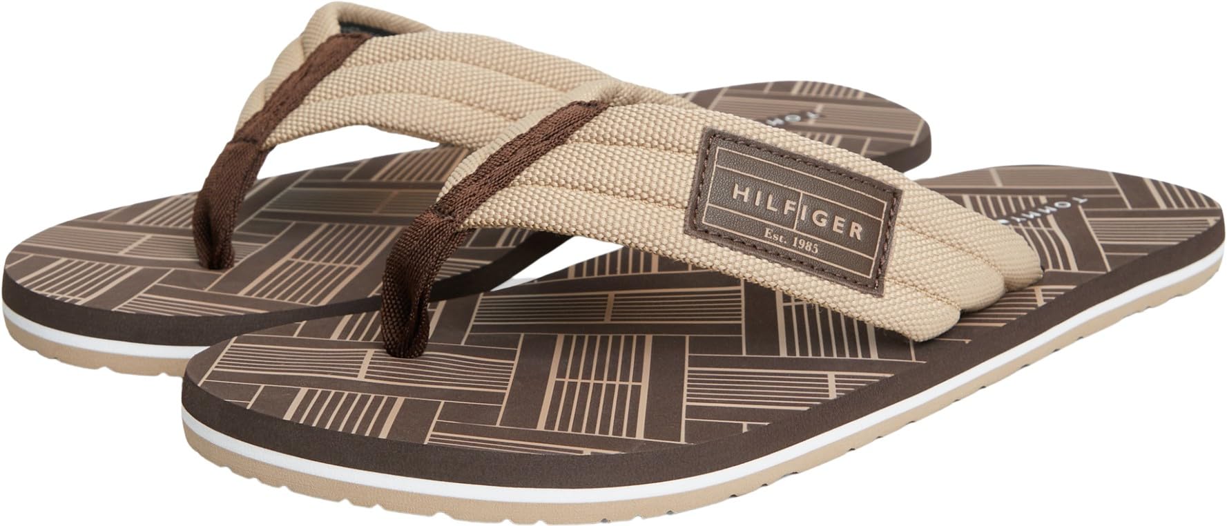 Tommy Hilfiger Flag Patch Beach Sandal Fm0fm06004 TongsHomme