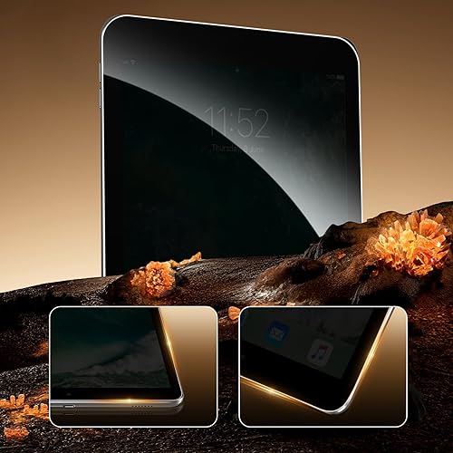 Miniatura 5 de avakot Protector de pantalla de privacidad para iPad 6 generación de 9.7 pulgadas, película de vidrio templado privado para iPad 5 generación de 9.7