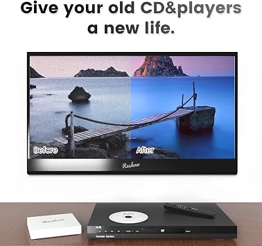 Reshow Laser lens disc cleaning kit for CD and DVD player without scratching the optics - Including microfiber cloth, cleaning disc and cleaning solution (1 bottle of cleaning liquid)