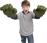 Vista 2 de Marvel Avengers Hulk Roleplay Toy, Includes 2 Gamma Grip Fists, Design Inspired by Marvel Comics, for Kids Ages 4 and Up (Yaxa Exclusive)