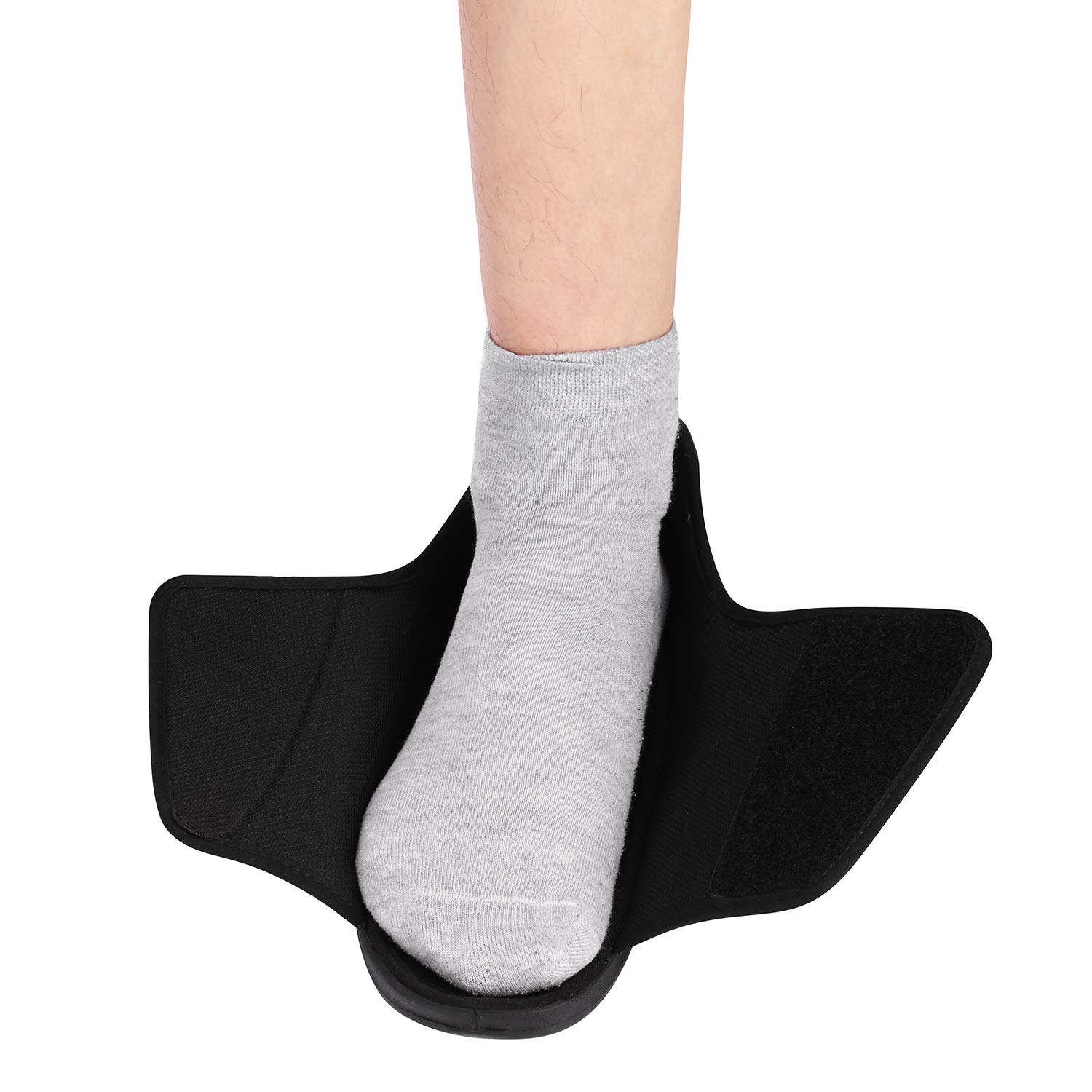 Pantofole gonfie da uomo, comode, extra larghe, per diabetici, scarpe da anziani, traspiranti, con punta aperta, regolabili, antiscivolo, antiscivolo, per artrite, edema, scarpe da interni