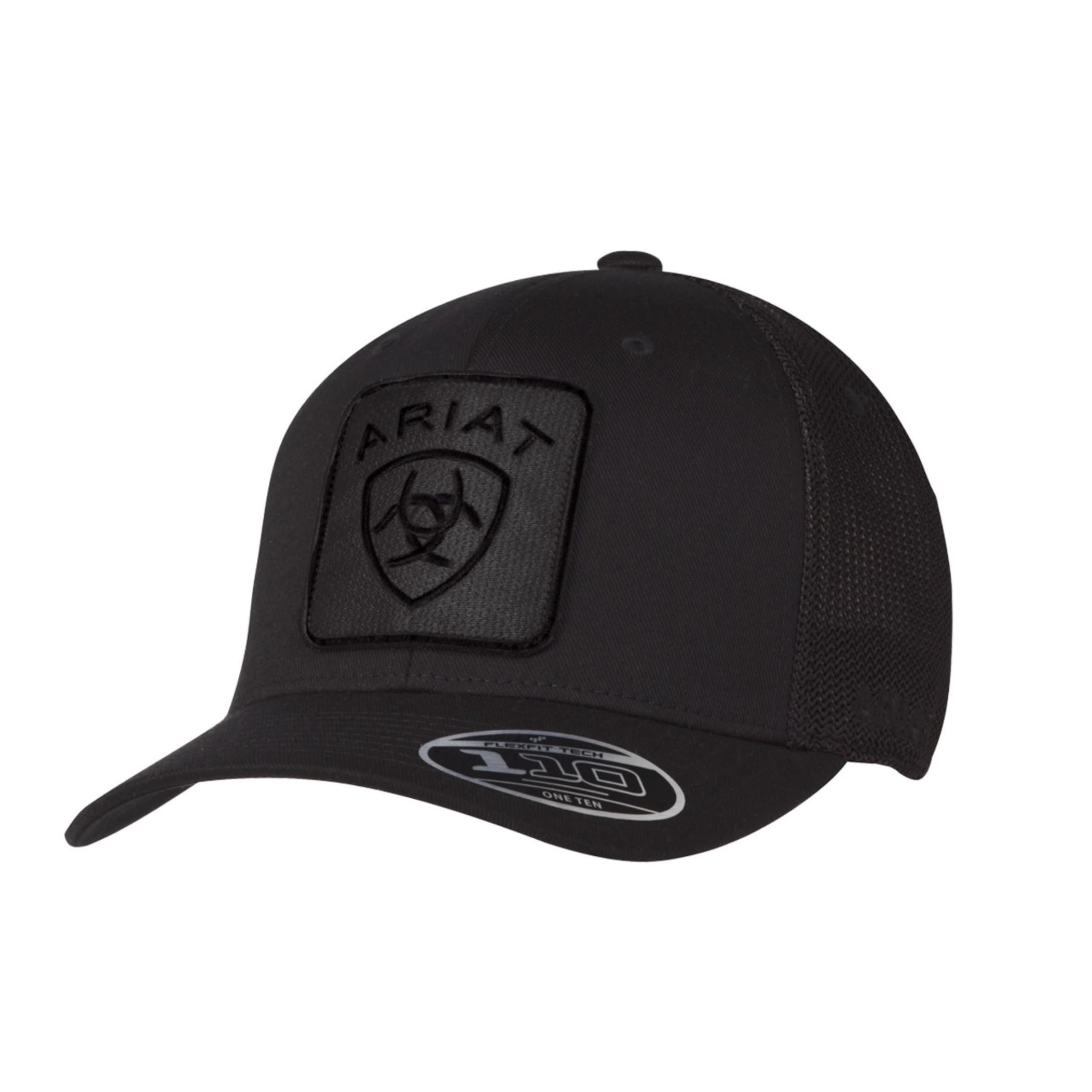 Ariat Men's Black Flexfit 110 Logo Snapback, Medium