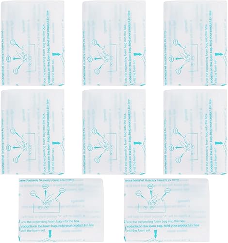 Miniatura 6 de Bolsas de espuma para envío, 8 unidades de 20 x 24 pulgadas, prácticas bolsas expandibles activadas por temperatura, embalaje rápido instantáneo,