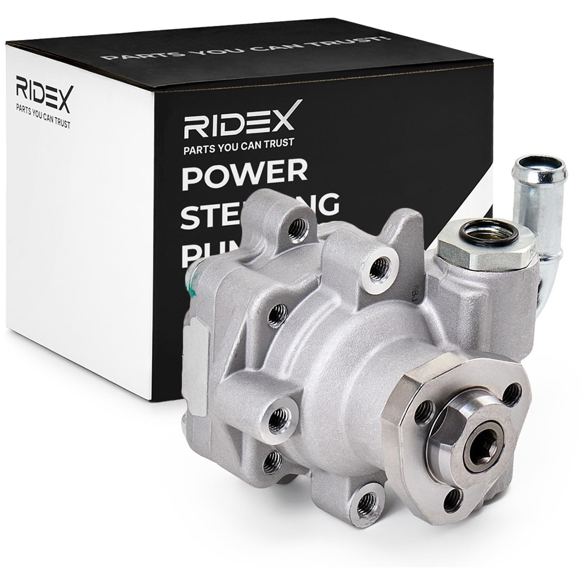 RIDEX 12H0055 Bomba de dirección hidráulico Compatible con VW Multivan T5 7HM, 7HN, 7HF, 7EF, 7EM, 7EN