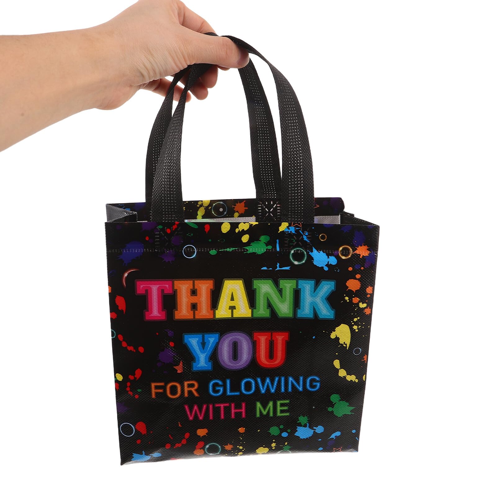 GARIOUANS 30 Piezas Bolsas de Obsequio No Tejidas para Fiestas de Cumpleaños con Asas, 30 Unidades, Diseño con Dibujos Animados, Reutilizables y Resistentes para Dulces y Recuerdos en