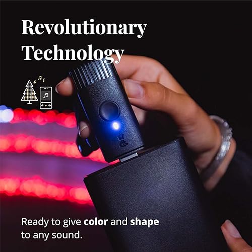 Miniatura 3 de Twinkly Música, sensor de sonido para luces LED, Bluetooth y sensor Wi-Fi para sincronizar con música y luces inteligentes a través de la