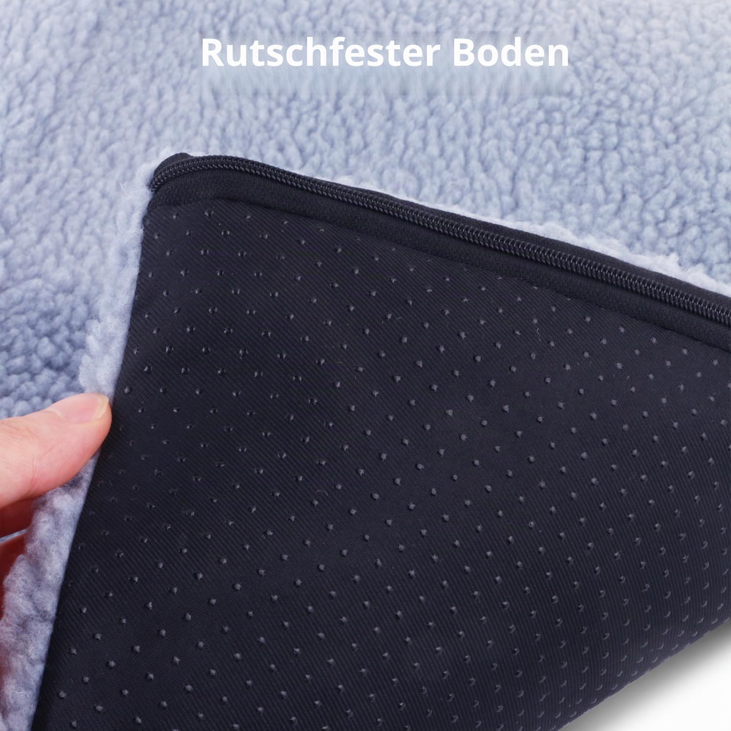 Selbstheizende Katzendecke Selbstwärmend Decke Katze, Heizdecke für Katze Ohne Strom, Anti-Slip Wärmedecke Angenehm Katzen Decke Flauschig & Rutschfester, 60 x 40 cm für Innen- und Außenbereich