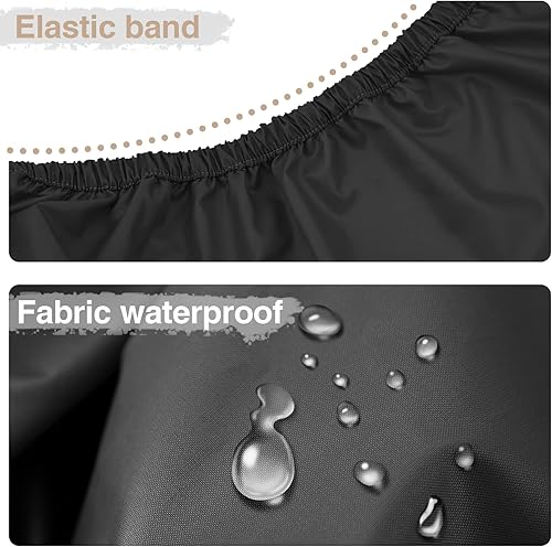 Miniatura 4 de HREFEU Juego de funda para muebles de patio, juego de fundas para sofá seccional para exteriores, 74 pulgadas de largo x 47 pulgadas de ancho x 28