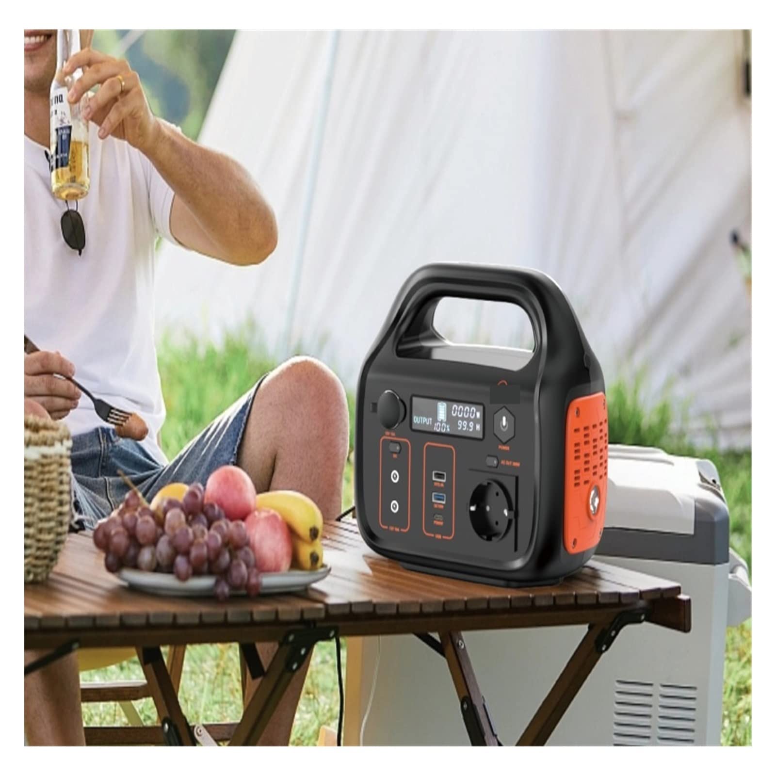 PROPFE Portatile Power Station Lifepo4 220V Batteria Esterna Generatore Solare Elettrico Campeggio 300/500/1000W