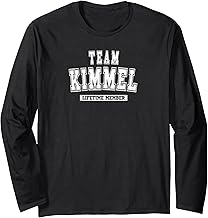 Team Kimmel Lifetime Member Family Last Name Long Sleeve T-Shirt