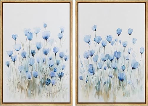 Miniatura 135 de IDEA4WALL Lienzo enmarcado para pared, juego de arte Bauhaus dorado de mediados de siglo, patrón de cuadrícula moderna, ilustraciones con formas