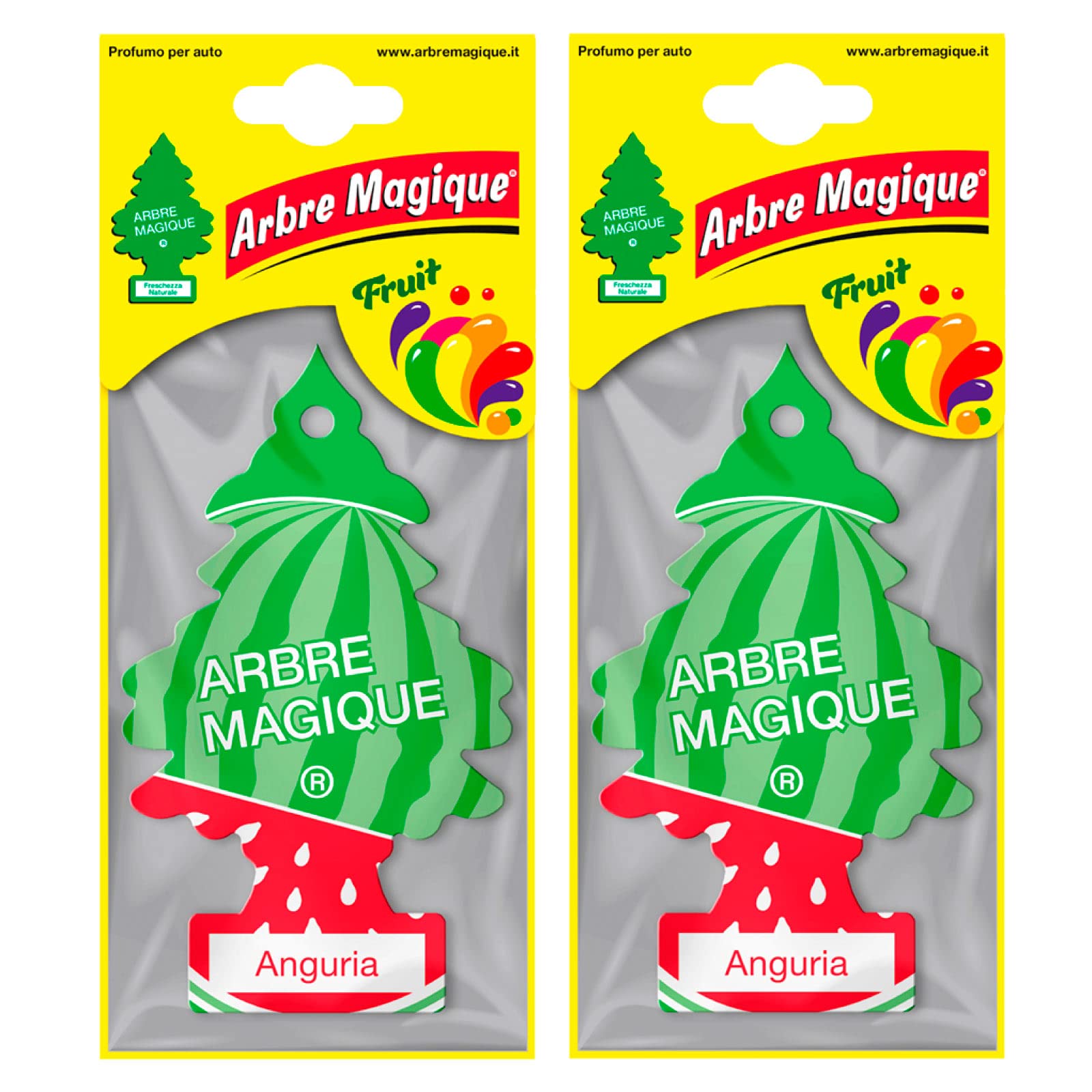 Arbre Magique Profumatore Per Auto - Fragranza 'Auto Nuova', Dura Fino A 7 Settimane, Made In Italy