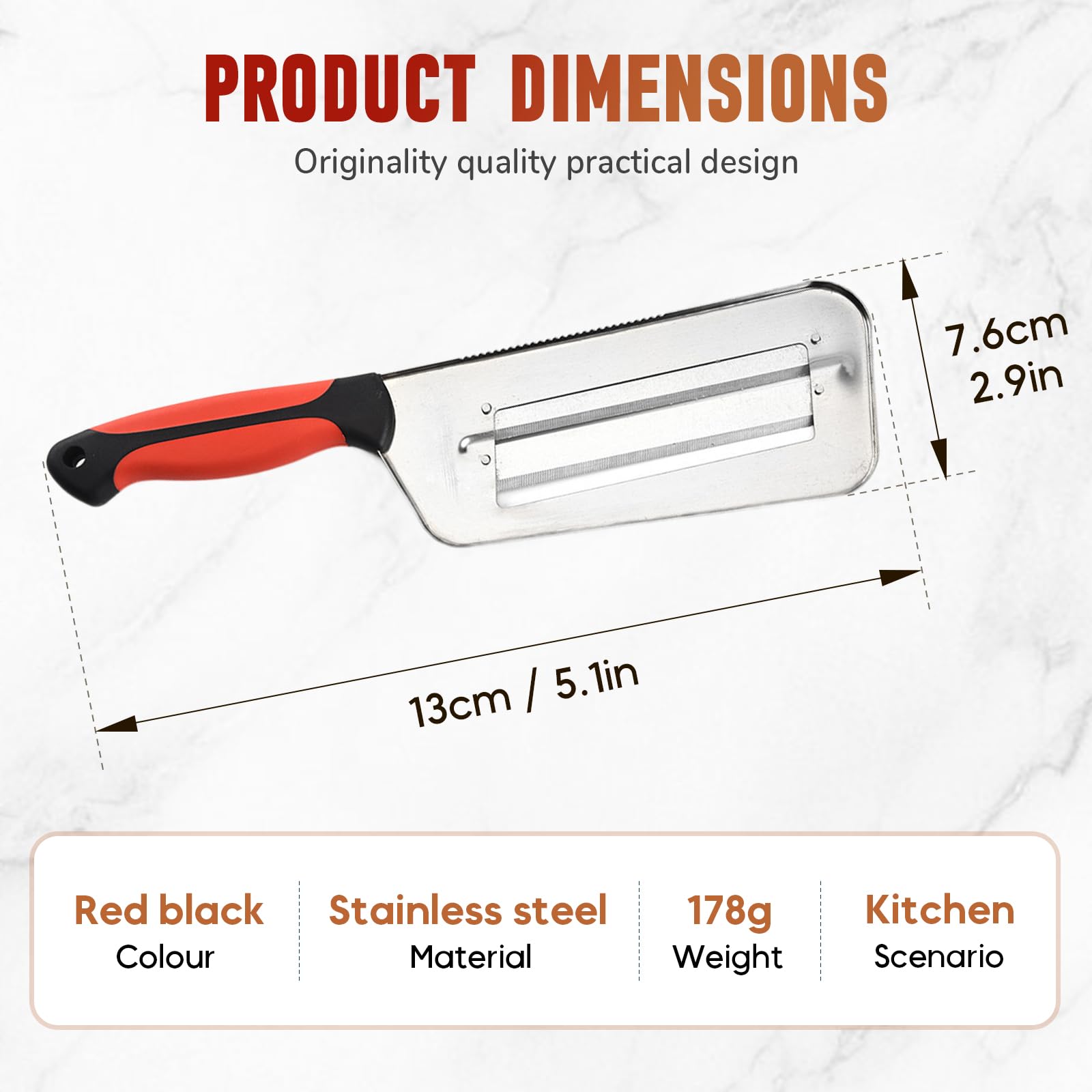Amazon.com: Stainless Steel Dual Blade Julienne Cutter, 2025