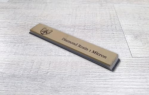 Miniatura 1 de Jende Piedra de afilar de diamante de resina de 1 x 6 pulgadas para Edge Pro, Hapstone, TSProf, Jende JIGS para cuchillos (1 micrón (grano 15,000))