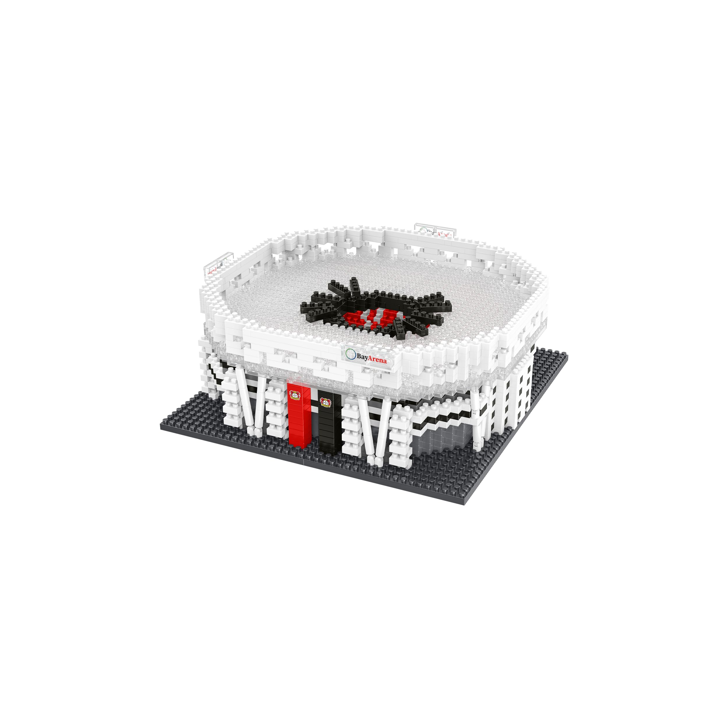 FOCO Produit sous Licence Officielle Bayer 04 Leverkusen BayArena BRXLZ Mini Stade 3D Bricks Jouet de Construction Modèle