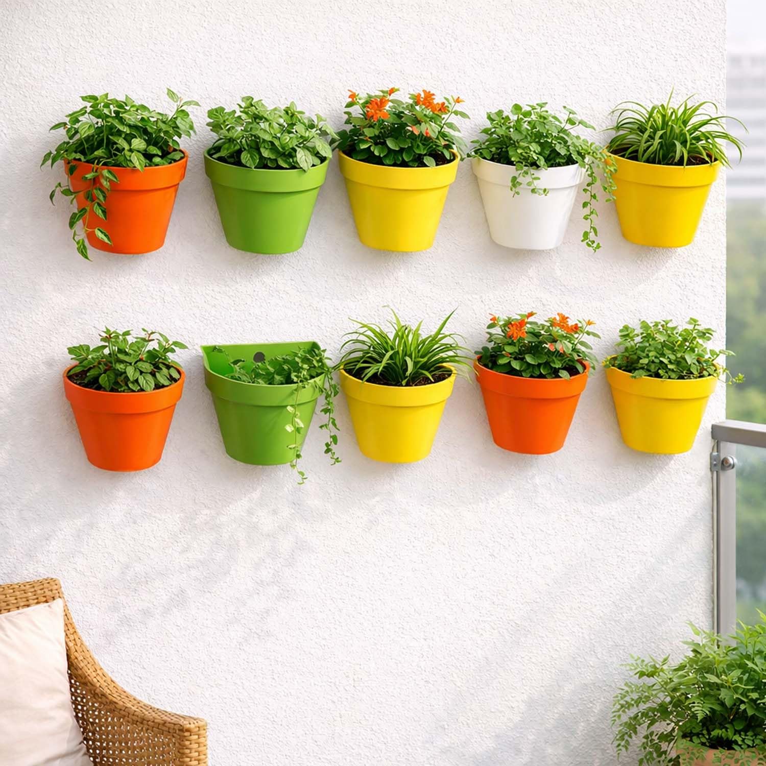 Go Hooked Wall Planters - 5 Pack for Vertical Gardens -14 Go Hooked Wall Planters - 5 Pack for Vertical Gardens -14
