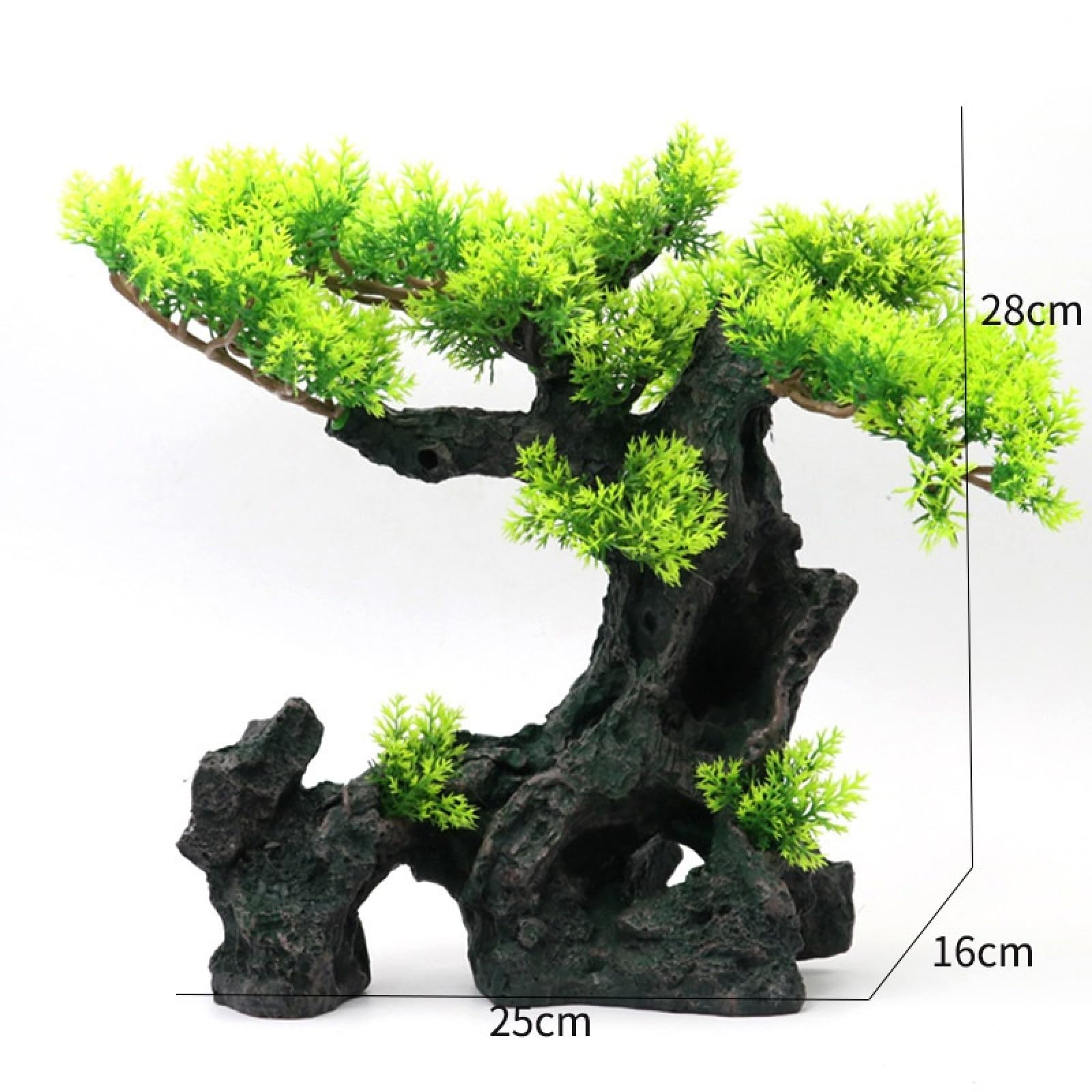 1 pieza de planta rocalla for acuario, decoración pecera, paisajismo, accesorios decorativos for 047(5)