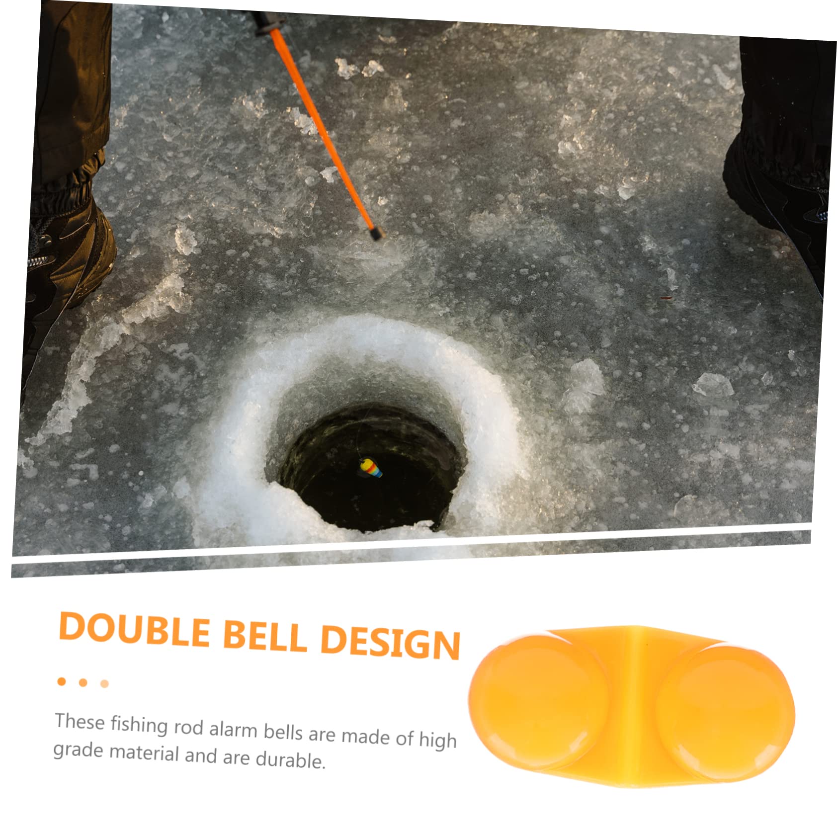 JOINPAYA 25pcs Fishing Bells Professional Fishing Rod Bells Bait Alert Portable Warning Set