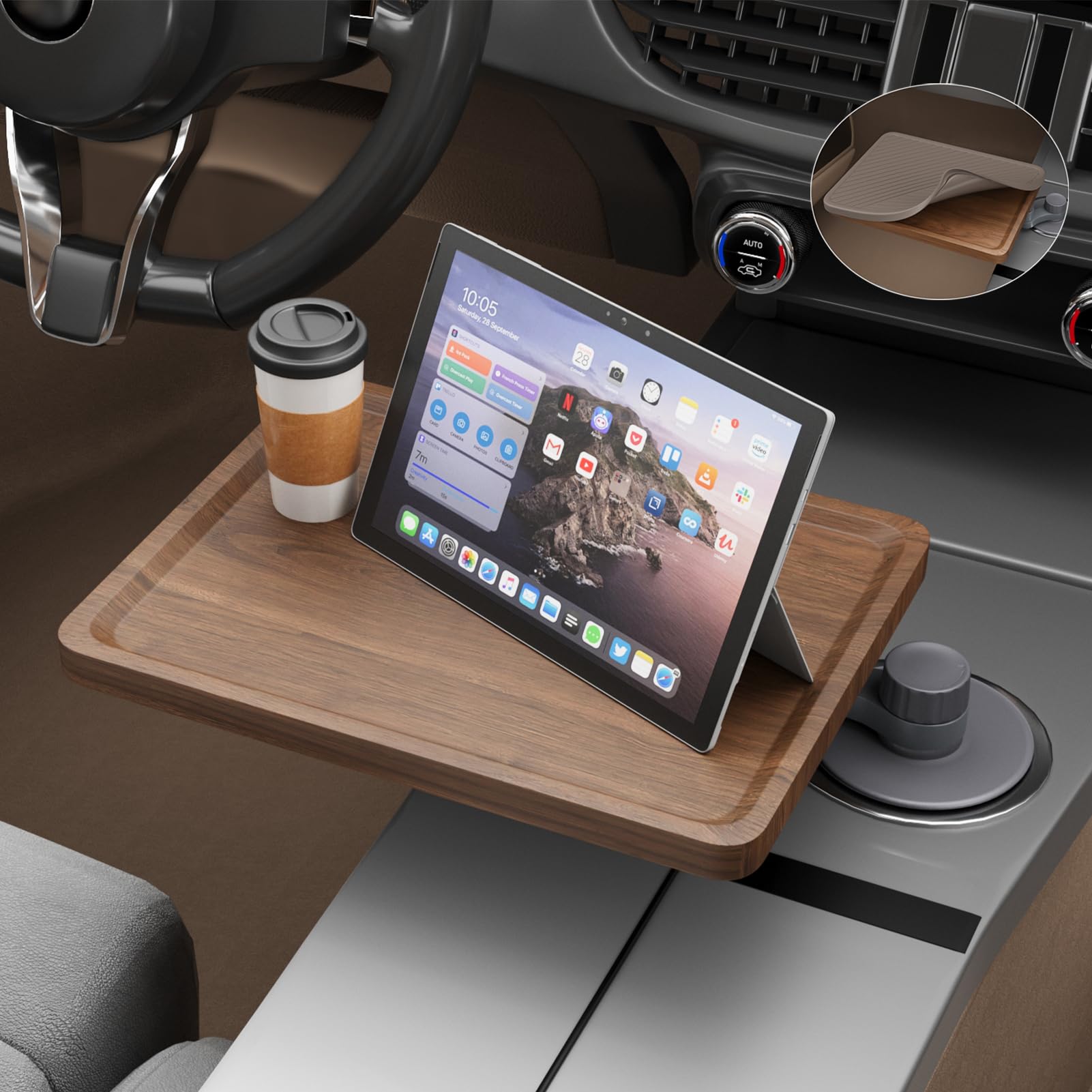 Amazon.com: Car Tray & Car Desk for Laptop with Anti-Slip
