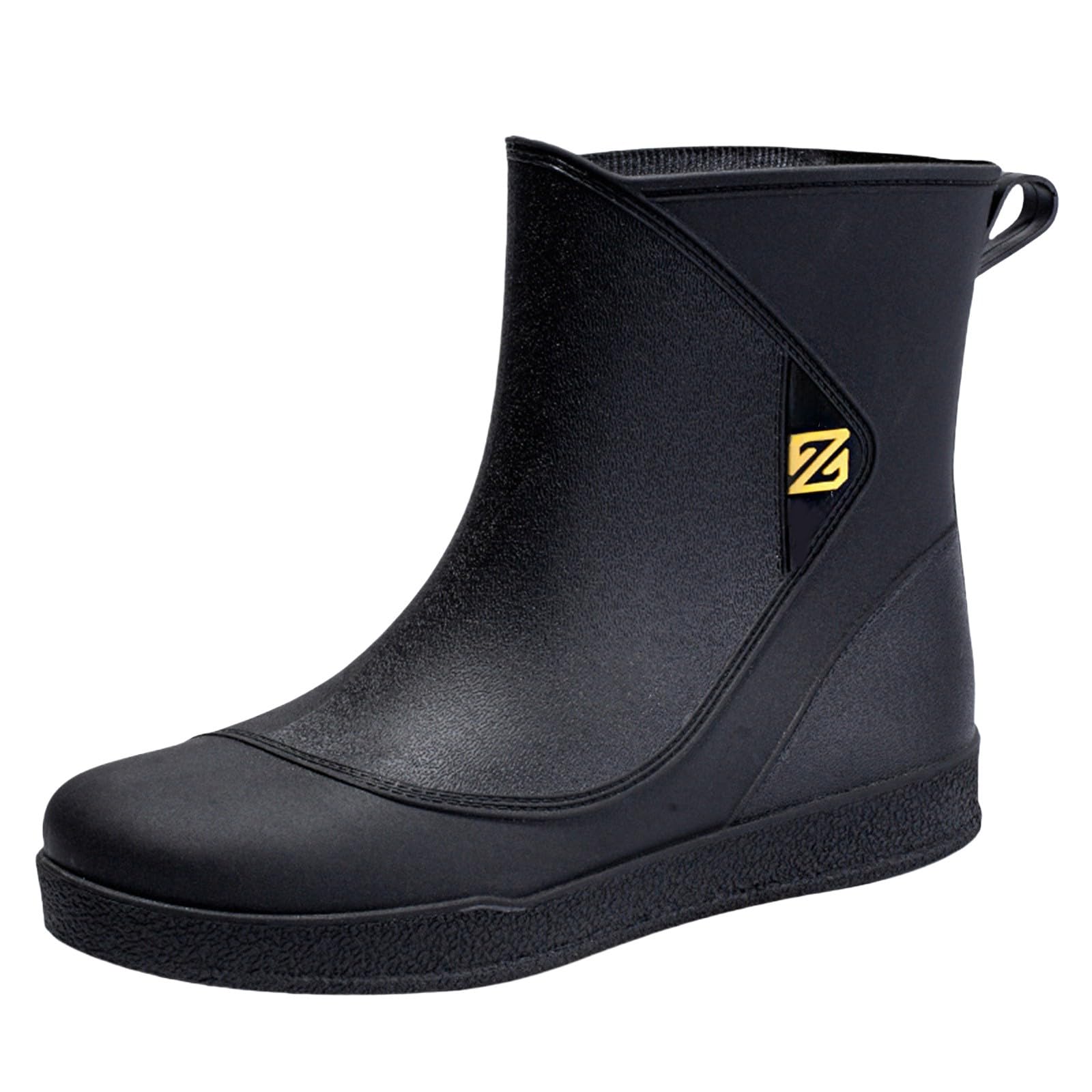 Botas de goma para hombre, botas de lluvia, impermeables, antideslizantes, botas de lluvia, zapatos de goma, zapatos de jardín, botas de goma cortas, botas de lluvia para exteriores, botas de tobillo