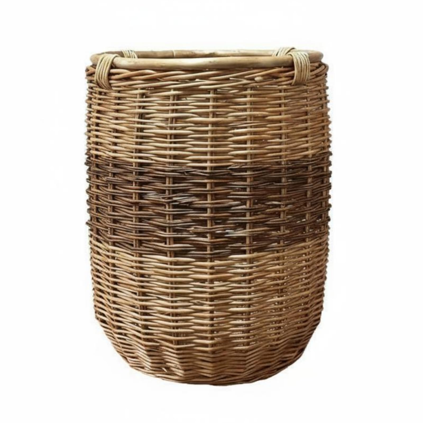 Cestino Decorativo Intrecciato Portavasi Rattan Cesto Multiuso Rattan Porta Piante Realizzato Naturale Adatto a Soggiorno Corridoio Angolo Lettura Decorazioni Casa, Cesto Grande 45x60cm